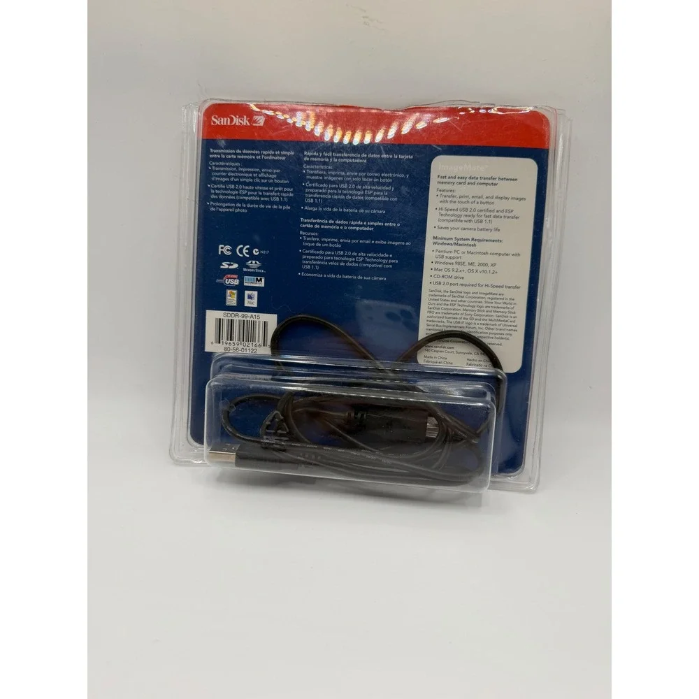 SanDisk ImageMate 5-in-1 USB 2.0 Card Reader Writer SD xD Memory Stick  NWT